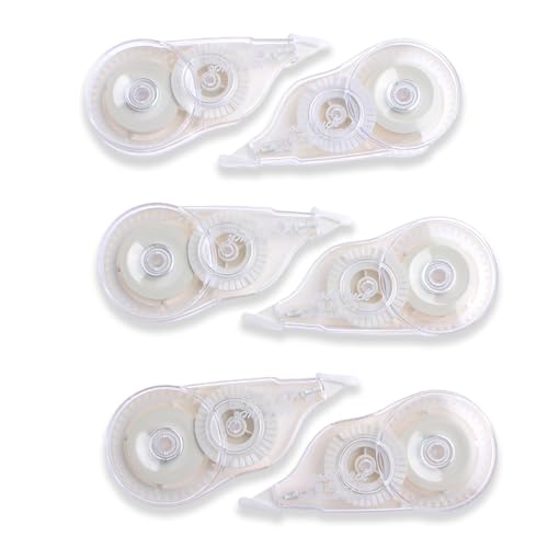 Elkuaie 6er-Pack Rollen-Korrekturband, Korrektor mit Schutzhülle, Mini-Korrekturband, Transparenter Korrektor für Kinder, Schüler, Büro, Zuhause, Schule Elkuaie 6er-Pack Rollen-Korrekturband, Korrektor mit Schutzhülle, Mini-Korrekturband, Transparenter Korrektor für Kinder, Schüler, Büro, Zuhause, Schule von Elkuaie