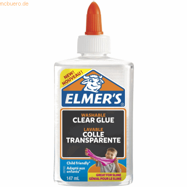 6 x Elmers Bastelkleber transparent VE=147 ml von Elmers