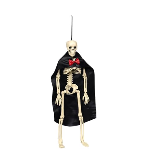 Elnwnnkc 1. Bewegliche Skelett-Dekoration mit verstellbaren Gelenken für Halloween, Innen- und Außenbereich, Party-Skelett-Figuren Elnwnnkc 1. Bewegliche Skelett-Dekoration mit verstellbaren Gelenken für Halloween, Innen- und Außenbereich, Party-Skelett-Figuren von Elnwnnkc