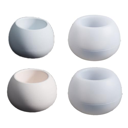 Elnwnnkc 2 x Sukkulenten-Pflanzgefäßformen, 2 x Silikon-Blumentopf-Formen-Set, Kerzenhalter-Formen für Beton, Epoxidharz, kreative Zement-Pflaster-Vase, Schmuck-Aufbewahrungsbox, Make-up-Stifthalter Elnwnnkc 2 x Sukkulenten-Pflanzgefäßformen, 2 x Silikon-Blumentopf-Formen-Set, Kerzenhalter-Formen für Beton, Epoxidharz, kreative Zement-Pflaster-Vase, Schmuck-Aufbewahrungsbox, Make-up-Stifthalter von Elnwnnkc