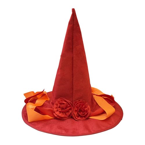 Elnwnnkc Atmungsaktiver spitzer Hexenhut mit stilvollem Design, Halloween-Kostüm-Zubehör, bequemes Bekleidungszubehör, Halloween-Cosplay-Hut Elnwnnkc Atmungsaktiver spitzer Hexenhut mit stilvollem Design, Halloween-Kostüm-Zubehör, bequemes Bekleidungszubehör, Halloween-Cosplay-Hut von Elnwnnkc