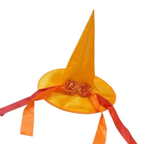 Elnwnnkc Atmungsaktiver spitzer Hexenhut mit stilvollem Design, Halloween-Kostüm-Zubehör, bequemes Bekleidungszubehör, Halloween-Cosplay-Hut Elnwnnkc Atmungsaktiver spitzer Hexenhut mit stilvollem Design, Halloween-Kostüm-Zubehör, bequemes Bekleidungszubehör, Halloween-Cosplay-Hut von Elnwnnkc
