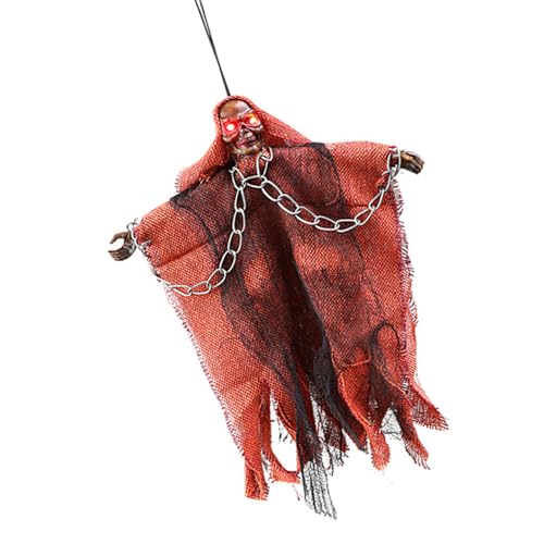 Elnwnnkc Hexenskelett Hängende Ornament mit beleuchtetem Auge Halloween Geisterhexe Deckendekoration für Tür Terrasse Garten Halloween Besen Dekoration Elnwnnkc Hexenskelett Hängende Ornament mit beleuchtetem Auge Halloween Geisterhexe Deckendekoration für Tür Terrasse Garten Halloween Besen Dekoration von Elnwnnkc
