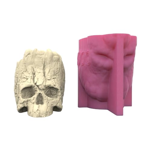 Elnwnnkc Sukkulenten-Pflanzgefäß-Form, Totenkopf-Form, Silikon-Blumentopf-Formen, Kerzenhalter, Formen für Beton, Epoxidharz, einzigartige Gips-Schmuck-Aufbewahrungsbox, Make-up, Stifthalter, Form Elnwnnkc Sukkulenten-Pflanzgefäß-Form, Totenkopf-Form, Silikon-Blumentopf-Formen, Kerzenhalter, Formen für Beton, Epoxidharz, einzigartige Gips-Schmuck-Aufbewahrungsbox, Make-up, Stifthalter, Form von Elnwnnkc