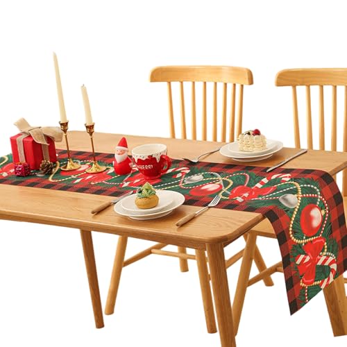 Elnwnnkc Tischläufer Weihnachtsfeier Vorräte Für Esstisch Einstellungen Und Festival Home Celebration Weihnachtsfeier Kabine Geschirr Elnwnnkc Tischläufer Weihnachtsfeier Vorräte Für Esstisch Einstellungen Und Festival Home Celebration Weihnachtsfeier Kabine Geschirr von Elnwnnkc