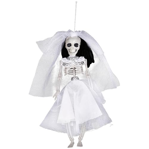 Realistisches Skelett Braut/Bräutigam, hängende Ornamente, Halloween-Dekorationen mit verstellbaren Gelenken, für Zuhause, Party, Dekoration, Halloween, Skelett, Braut, Bräutigam, Dekorationen Realistisches Skelett Braut/Bräutigam, hängende Ornamente, Halloween-Dekorationen mit verstellbaren Gelenken, für Zuhause, Party, Dekoration, Halloween, Skelett, Braut, Bräutigam, Dekorationen von Elnwnnkc