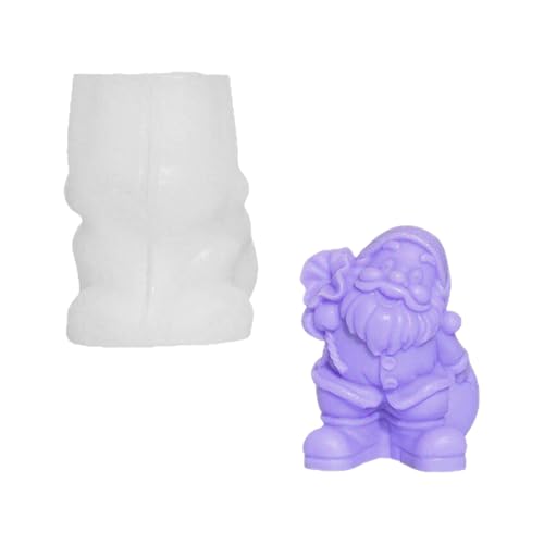 Silikonformen für Weihnachten, Gips, Epoxidharz, Weihnachtsmann, Ornament, Gießformen, Weihnachtsmann, Silikonharz, Pflaster von Elnwnnkc