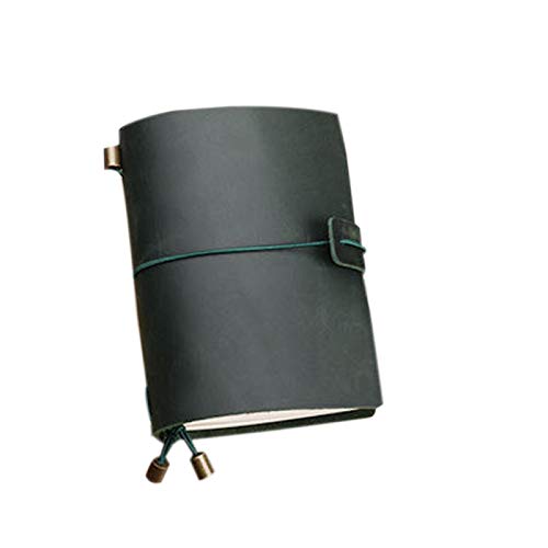 Elonglin Notizblöcke Premium Tagebücher Reisetagebuch Memo Notizbuch Crazy horse leather Dunkel Grün A5 Typ - 3 Seilschnallen Elonglin Notizblöcke Premium Tagebücher Reisetagebuch Memo Notizbuch Crazy horse leather Dunkel Grün A5 Typ - 3 Seilschnallen von Elonglin