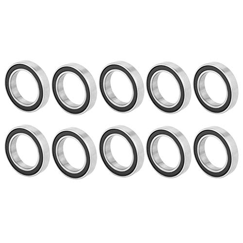 10 Stück 6803-2RS Gummidichtbare Kugellager mit tiefer Nut Hochgeschwindigkeitslager Stahl Kugellager 17 mm * 26 mm * 5 mm Einreihig 10 Stück 6803-2RS Gummidichtbare Kugellager mit tiefer Nut Hochgeschwindigkeitslager Stahl Kugellager 17 mm * 26 mm * 5 mm Einreihig von Elprico