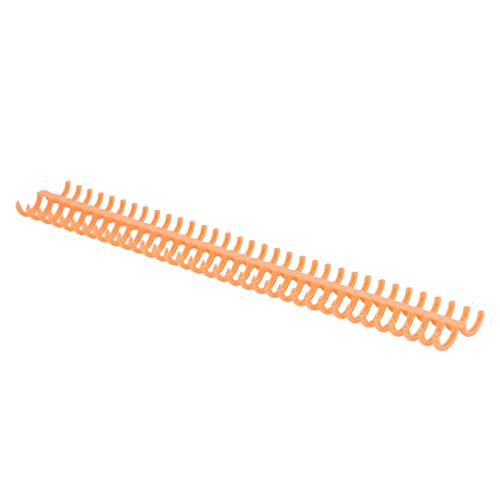 Elprico Bindungsspulen Tragen Resistente, die Leicht für Büro, Student, Anfänger 10pcs 34 Löcher Kit zu Tragen Sind (ORANGE) von Elprico