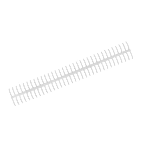 Elprico Bindungsspulen Tragen Resistente, die Leicht für Büro, Student, Anfänger 10pcs 34 Löcher Kit zu Tragen Sind (Transparent) von Elprico