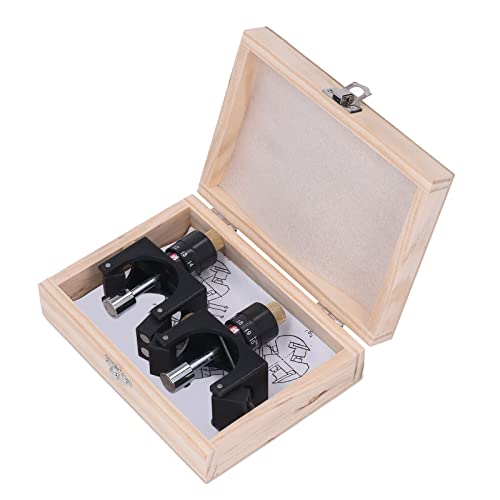 Elprico Langlebiger Schwarzer Kohlenstoffstahl -Planer -Messer Einstellung Jig Set mit Magnet für Einfache Transport und Genaue Messerhöheeinstellung von Elprico