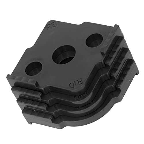 Elprico RADIUS JIG -Router -Vorlage Langlebiger ABS Holzbearbeitungs Eckpositionier für Effizientes Schneiden (BLACK) von Elprico