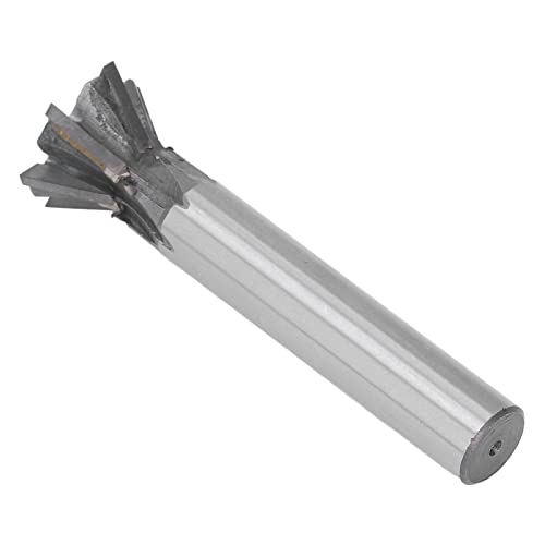 Elprico Vergaser 30 Mm 60 Grad Schwalbenschwanzschneider 6 Flötenfräsenschneider für Legierungsstahl, Schneller Bohrverdünnungsschneider für die Metallverarbeitung von Elprico