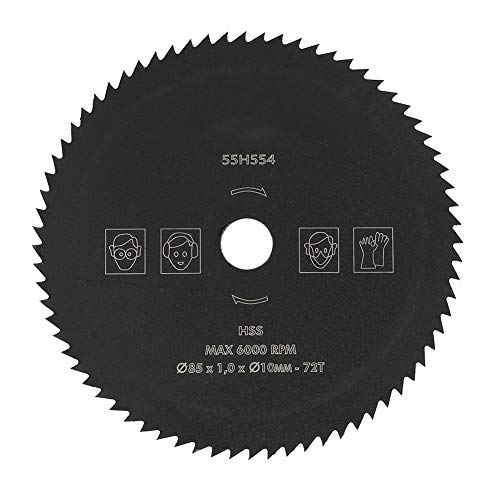 Kreissägeblätter, 85 mm * 10 mm 72T HSS Kreissägeblatt Schneidscheibenrad für die Holzbearbeitung Holzschneiden von Metall von Elprico
