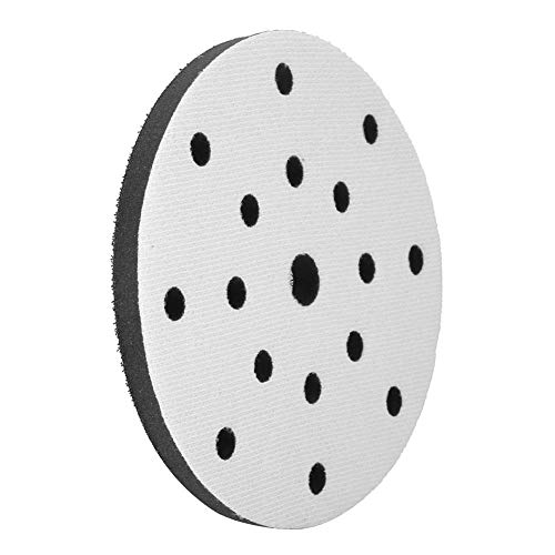 Soft Sanding Pad, 150 mm Durchmesser Soft Interface Pad mit Pufferschwamm für Schleif- und Poliermaschine(15 Holes) von Elprico