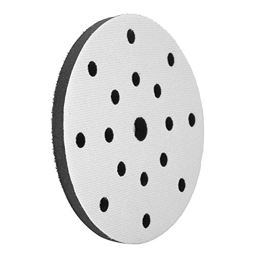 Soft Sanding Pad, 150 mm Durchmesser Soft Interface Pad mit Pufferschwamm für Schleif- und Poliermaschine(15 Holes) von Elprico