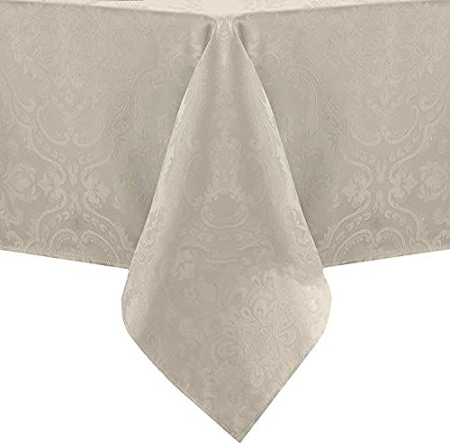 Elrene Home Fashion Caiden Elegance Damast-Tischdecke, wasserdicht, Flecken- und knitterfrei, 152,4 x 259,1 cm, länglich/rechteckig, Taupe Elrene Home Fashion Caiden Elegance Damast-Tischdecke, wasserdicht, Flecken- und knitterfrei, 152,4 x 259,1 cm, länglich/rechteckig, Taupe von Elrene