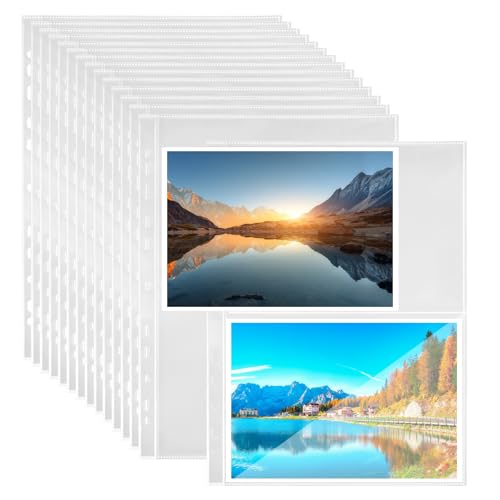 Elsrantor 30 Stück Klarsichthüllen A4, Prospekthüllen, Klarsichtfolien, Foto Hüllen, Aufbewahrung Fotos, Fotoalbum Nachfüllseiten, Fotohüllen, Postkartenhüllen, Sammelhüllen, Doppelseitiger 2 Fächer Elsrantor 30 Stück Klarsichthüllen A4, Prospekthüllen, Klarsichtfolien, Foto Hüllen, Aufbewahrung Fotos, Fotoalbum Nachfüllseiten, Fotohüllen, Postkartenhüllen, Sammelhüllen, Doppelseitiger 2 Fächer von Elsrantor