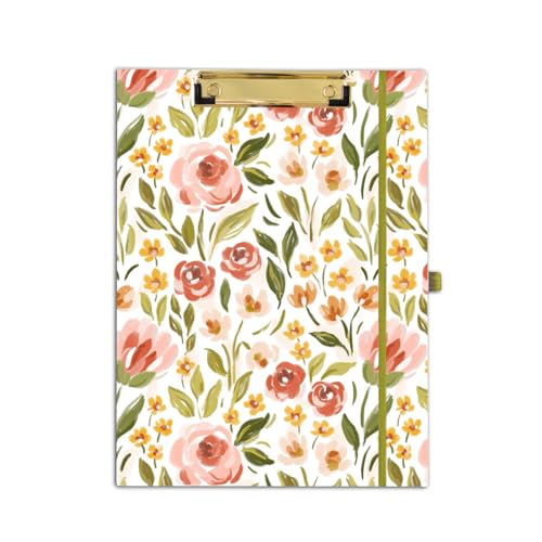 Elyse Breanne Design, Clipfolio, Portfolio und Klemmbrett, inklusive 40 linierten Blättern, Rechtsblock, integrierte Taschenmappen, um organisiert und professionell zu halten, Frühlingsgarten Elyse Breanne Design, Clipfolio, Portfolio und Klemmbrett, inklusive 40 linierten Blättern, Rechtsblock, integrierte Taschenmappen, um organisiert und professionell zu halten, Frühlingsgarten von Elyse Breanne Design