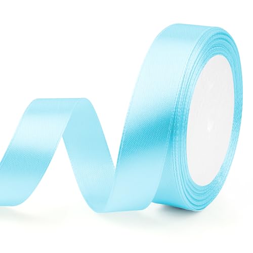 Geschenkband Blau Satinband Hellblau 20mm, 23m Schleifenband für Hochzeit Deko Geschenkverpackung Satinbänder für Geburtstag Festival Bänder Gurtbänder Bunte Bänder Seidenbänder Weihnachtsgeschenke Geschenkband Blau Satinband Hellblau 20mm, 23m Schleifenband für Hochzeit Deko Geschenkverpackung Satinbänder für Geburtstag Festival Bänder Gurtbänder Bunte Bänder Seidenbänder Weihnachtsgeschenke von EmDryze