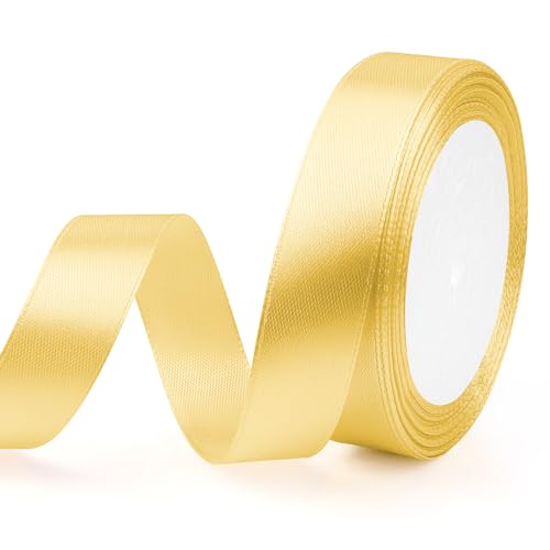 Geschenkband Gold Satinband Gold 20mm, 23m Gurtband Schleifenband für Hochzeit Deko Satinbänder für Geburtstag Weihnachtsgeschenke Geschenkverpackung Festival Bänder Gurtbänder Seidenbänder Blumen Geschenkband Gold Satinband Gold 20mm, 23m Gurtband Schleifenband für Hochzeit Deko Satinbänder für Geburtstag Weihnachtsgeschenke Geschenkverpackung Festival Bänder Gurtbänder Seidenbänder Blumen von EmDryze