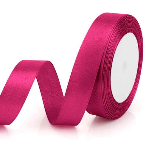 Geschenkband Rosa Satinband Rosenrot 20mm, 23m Schleifenband Gurtband Geschenkband Breit Red Band Satinbänder Festival Bänder Gurtbänder Geschenkband Stoff für Weihnachtsgeschenke Hochzeit Deko Geschenkband Rosa Satinband Rosenrot 20mm, 23m Schleifenband Gurtband Geschenkband Breit Red Band Satinbänder Festival Bänder Gurtbänder Geschenkband Stoff für Weihnachtsgeschenke Hochzeit Deko von EmDryze