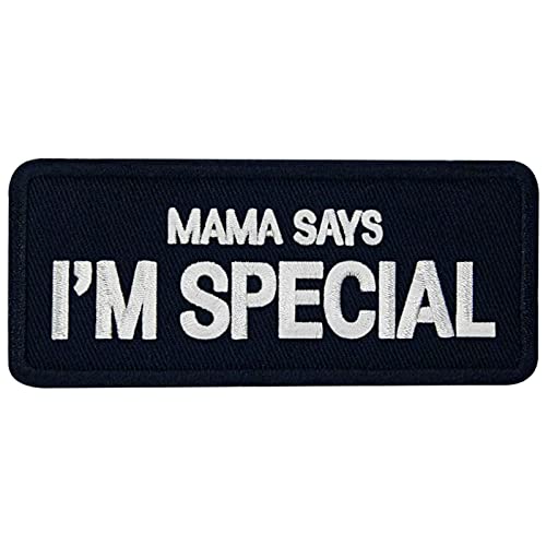 Mama sagt, ich bin etwas Besonderes Bestickter Aufnäher zum Aufbügeln/Annähen Mama sagt, ich bin etwas Besonderes Bestickter Aufnäher zum Aufbügeln/Annähen von EmbTao