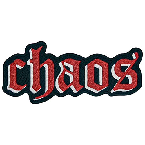 Chaos Bestickter Aufnäher zum Aufbügeln / Annähen von EmbTao