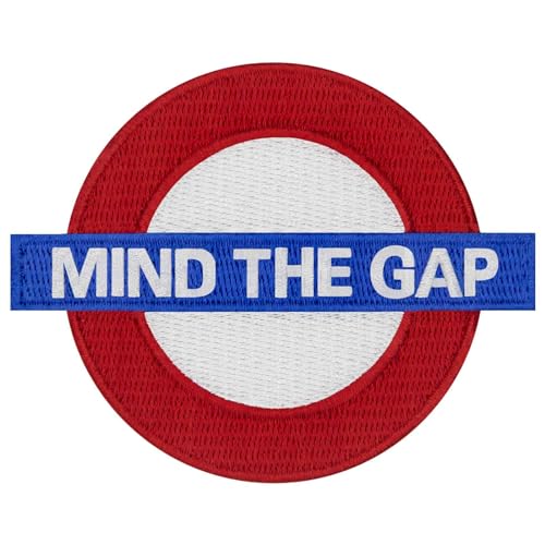 Die U-Bahn Mind the Gap Bestickter Aufnäher zum Aufbügeln/Annähen Die U-Bahn Mind the Gap Bestickter Aufnäher zum Aufbügeln/Annähen von EmbTao