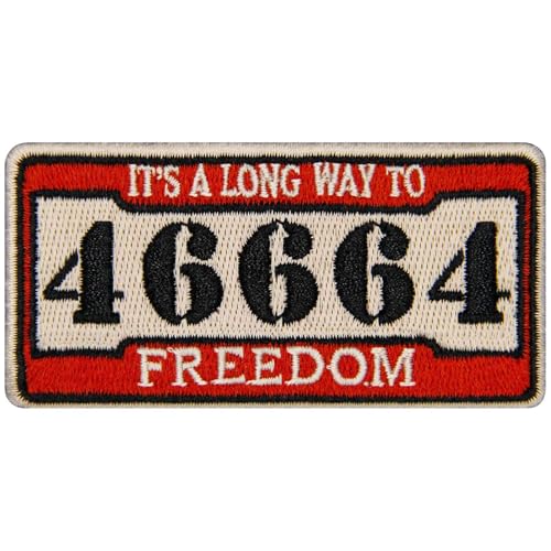 EmbTao Aufnäher mit Aufschrift "It's A Long Way to Freedom", bestickt, zum Aufbügeln oder Aufnähen EmbTao Aufnäher mit Aufschrift "It's A Long Way to Freedom", bestickt, zum Aufbügeln oder Aufnähen von EmbTao