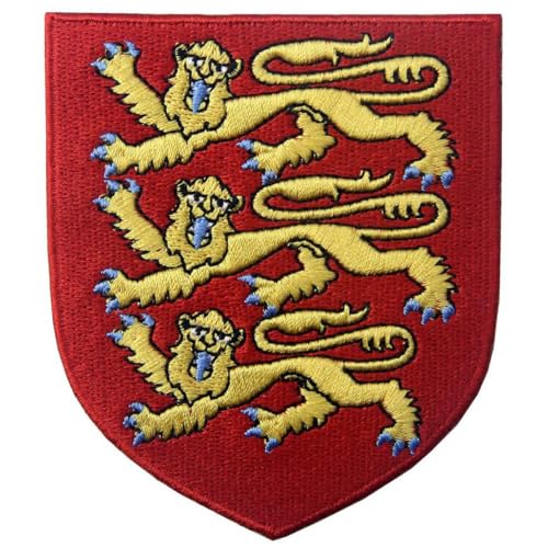EmbTao Aufnäher mit britischem Löwen-Wappen, bestickt, zum Aufbügeln oder Aufnähen EmbTao Aufnäher mit britischem Löwen-Wappen, bestickt, zum Aufbügeln oder Aufnähen von EmbTao