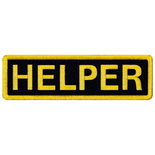 EmbTao Helper Patch bestickt Biker Badge Applique Hook & Loop Emblem EmbTao Helper Patch bestickt Biker Badge Applique Hook & Loop Emblem von EmbTao