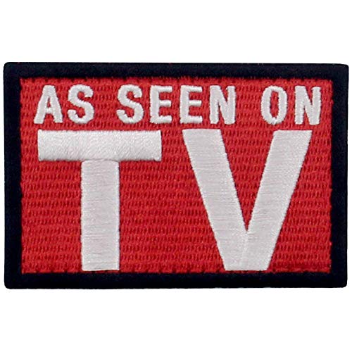 Wie im Fernsehen gesehen Bestickter Aufnäher mit Haken- und Flauschbänder Wie im Fernsehen gesehen Bestickter Aufnäher mit Haken- und Flauschbänder von EmbTao