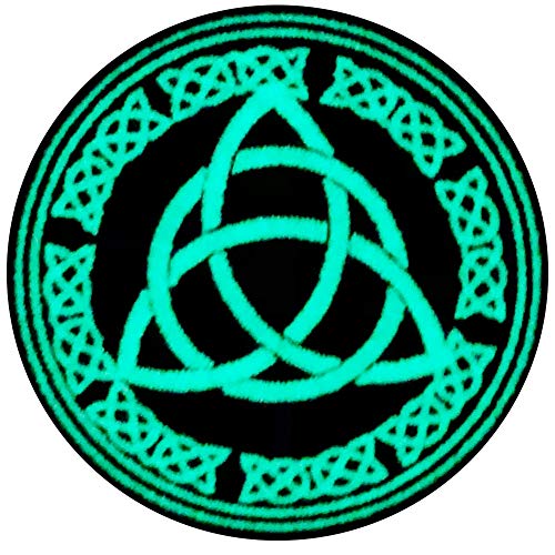 Glow in Dark The Celtic Knot Protection of The Eternal Flow of Energy and Time Tactical Patch Embroidered Moral Applique Fastener Hook & Loop Emblem Glow in Dark The Celtic Knot Protection of The Eternal Flow of Energy and Time Tactical Patch Embroidered Moral Applique Fastener Hook & Loop Emblem von EmbTao
