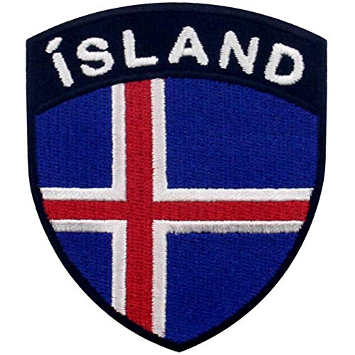 Island Schild Flagge Bestickter Aufnäher zum Aufbügeln/Annähen Island Schild Flagge Bestickter Aufnäher zum Aufbügeln/Annähen von EmbTao