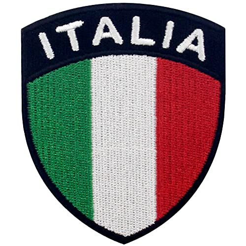 Italien-Schild-Flagge Bestickter Aufnäher mit Haken- und Flauschbänder Italien-Schild-Flagge Bestickter Aufnäher mit Haken- und Flauschbänder von EmbTao
