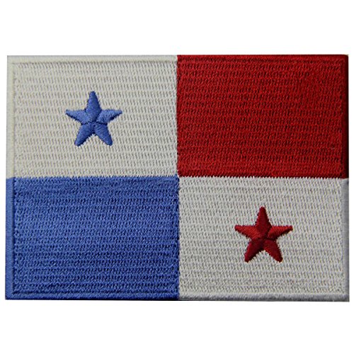 Panama-Flagge Panamesisch Nationales Emblem Bestickter Aufnäher zum Aufbügeln/Annähen Panama-Flagge Panamesisch Nationales Emblem Bestickter Aufnäher zum Aufbügeln/Annähen von EmbTao