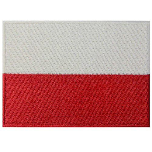 Polen Flagge Polieren Nationales Emblem Bestickter Aufnäher zum Aufbügeln/Annähen Polen Flagge Polieren Nationales Emblem Bestickter Aufnäher zum Aufbügeln/Annähen von EmbTao