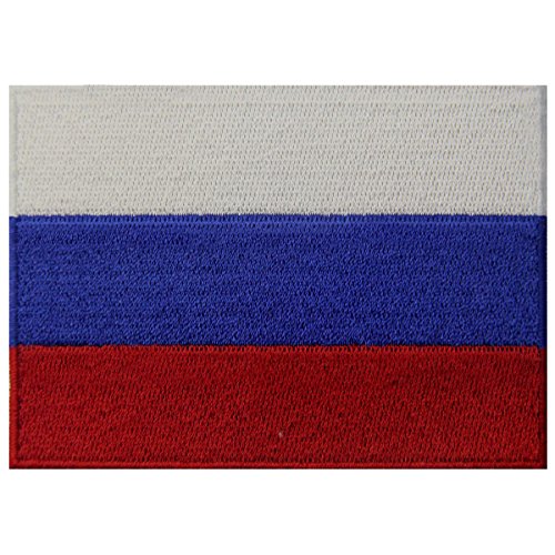 Russland Flagge Russische Föderation Nationales Emblem Bestickter Aufnäher zum Aufbügeln/Annähen Russland Flagge Russische Föderation Nationales Emblem Bestickter Aufnäher zum Aufbügeln/Annähen von EmbTao