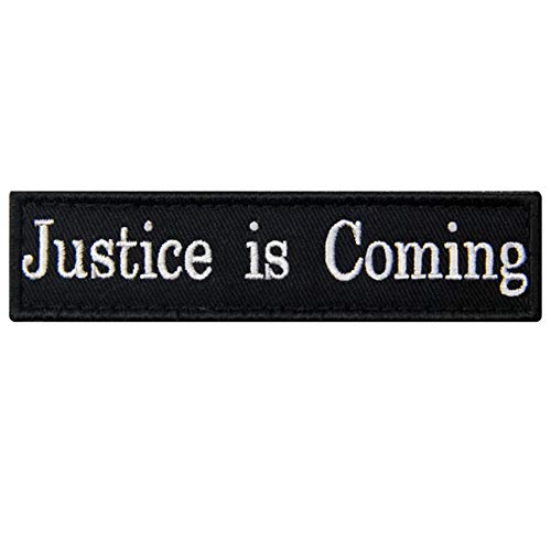 Tactical Funny Movie Biker Moral Patch bestickte Applikation Verschluss Haken & Schlaufe Emblem Justice is Coming Tactical Funny Movie Biker Moral Patch bestickte Applikation Verschluss Haken & Schlaufe Emblem Justice is Coming von EmbTao