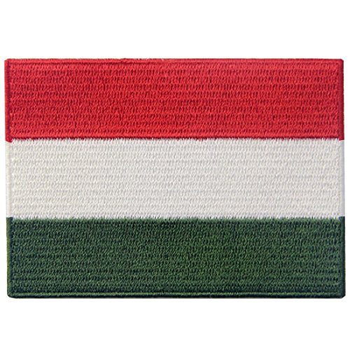 Ungarn Flagge Flicken Bestickter Aufnäher zum Aufbügeln/Annähen Ungarn Flagge Flicken Bestickter Aufnäher zum Aufbügeln/Annähen von EmbTao