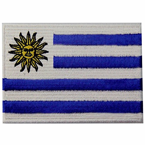 Uruguay-Flagge Uruguayischen Nationales Emblem Bestickter Aufnäher zum Aufbügeln/Annähen Uruguay-Flagge Uruguayischen Nationales Emblem Bestickter Aufnäher zum Aufbügeln/Annähen von EmbTao