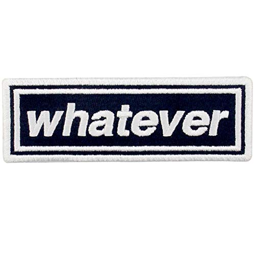 Was auch immer Whatever Bestickter Aufnäher zum Aufbügeln/Annähen Was auch immer Whatever Bestickter Aufnäher zum Aufbügeln/Annähen von EmbTao