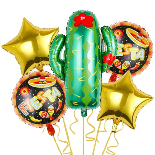 5 Stück Fiesta Luftballons,Mexikanische Party Dekorationen Mexikanische Party Luftballons Mexikanische Luftballons,Mexiko Folienballons für Mexikanische Motto Fiesta Party Dekorationen 5 Stück Fiesta Luftballons,Mexikanische Party Dekorationen Mexikanische Party Luftballons Mexikanische Luftballons,Mexiko Folienballons für Mexikanische Motto Fiesta Party Dekorationen von Embhlitfe