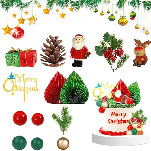 Embhlitfe 20 Stück Weihnachtskuchen Kuchen Deko,Weihnachten Tortendeko Weihnachtsmann Kuchendekorationen Weihnachtskuchen Topper,Rentier Kuchendekorationen für Weihnachtsfeier Deko Embhlitfe 20 Stück Weihnachtskuchen Kuchen Deko,Weihnachten Tortendeko Weihnachtsmann Kuchendekorationen Weihnachtskuchen Topper,Rentier Kuchendekorationen für Weihnachtsfeier Deko von Embhlitfe