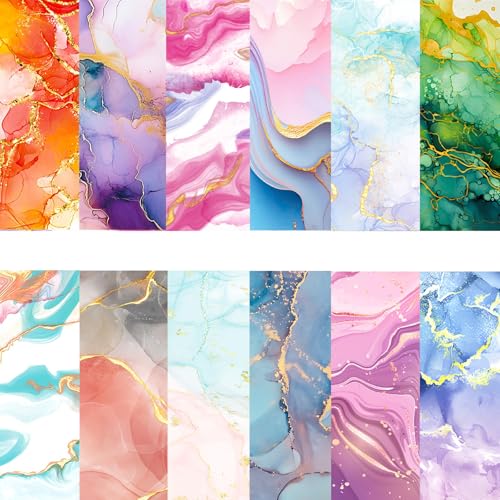 Scrapbook-Papier, Marmormuster, Bronzing, Scrapbooking, Kartonpapier, 15,2 x 15,2 cm, Festival, dekoratives Bastelpapier, Scrapbook, Zubehör für Scrapbooking, Fotoalbum, Kunst, Handwerk, Design (B, Scrapbook-Papier, Marmormuster, Bronzing, Scrapbooking, Kartonpapier, 15,2 x 15,2 cm, Festival, dekoratives Bastelpapier, Scrapbook, Zubehör für Scrapbooking, Fotoalbum, Kunst, Handwerk, Design (B, von Embhlitfe