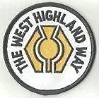 DER WEST HIGHLAND WAY SCOTLAND WAPPEN FLAGGE PATCH AUFNÄHER WORLD BUTTON von Emblems-Gifts