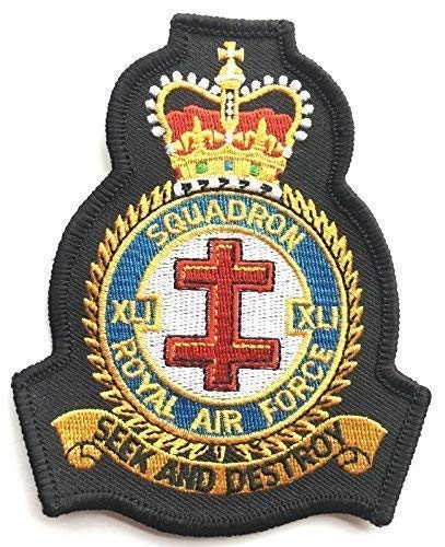 Emblems-Gifts 41 Schwadron RAF Königliche Luftwaffe Offiziell Wappen Gestickte Abzeichen Emblems-Gifts 41 Schwadron RAF Königliche Luftwaffe Offiziell Wappen Gestickte Abzeichen von Emblems-Gifts
