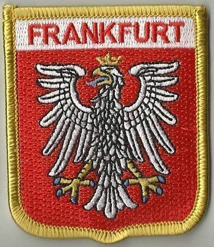 Frankfurt Flagge Welt Bestickter Patch Abzeichen von Emblems-Gifts